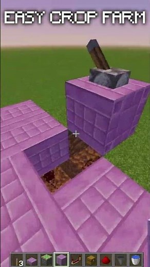 🍗 Unlimited Food Farm in Minecraft 😱 Easy Survival Tutorial #shorts