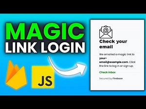 Passwordless authentication Firebase 🔥 | Simple Web login