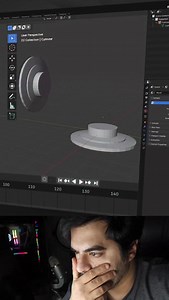 How to Bridge Faces in Blender 4.5 #blender #blendermodeling #blender_tutorial #creator #creative | Farzin Lazemizadeh