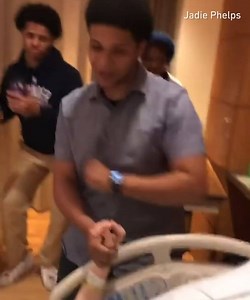 1.7M views · 24K reactions | "Push it" baby got the coolest entrance into this world. By Jadie Phelps | 9GAG | Facebook