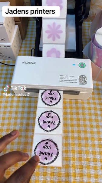 Grab your Jadens printers right now on my livestream #jadens #thermalprinter #labelmaker #tiktokshop #inklessprinter