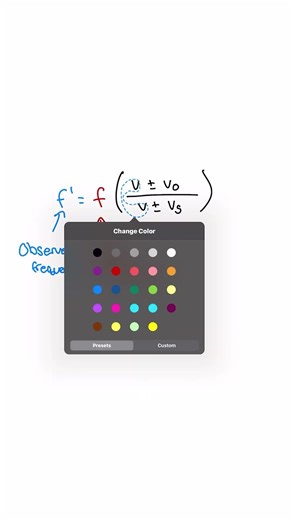 Doppler Effect Formula Breakdown #physics #physicsshorts