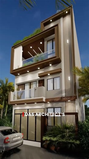 Building Elevation Design Turning Into Reality | 3D vs Site Progress