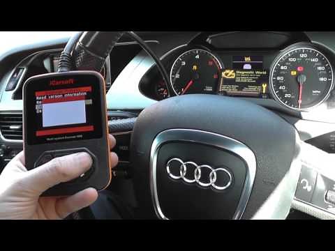 Audi A4 B8 ABS ESP Traction Brake TMPS Reset iCarsoft i908
