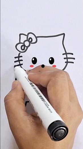 How to Draw Hello Kitty Easy for Kids | Step-by-Step Cute Drawing!
