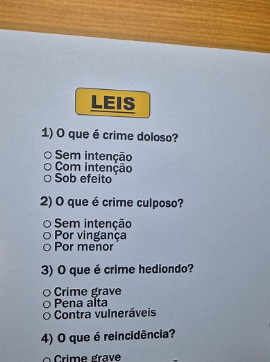 Quiz de Direito: Teste Seus Conhecimentos Gerais