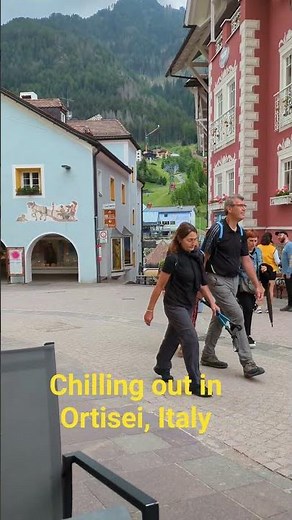 Street views in Ortisei in the Dolomites mountains #italy #ortisei #italianfood #italianwine