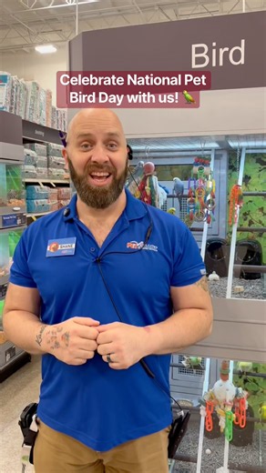 Come celebrate National Pet Bird Day with us! September 19, 12-2PM at select PetSmart locations 🦜