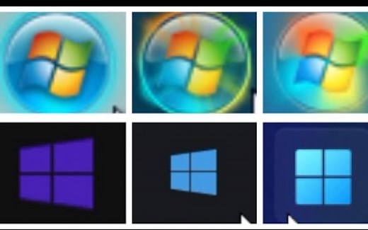 Windows 历代开始菜单按钮发光发展史！(7 - 11)