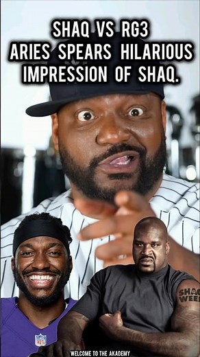 Shaq vs. RG3: Aries Spears’ Hilarious Impression Of Shaq. #shaq #viral #trending #share #comedy