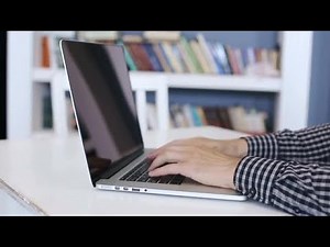 Man Working With Laptop Stock Video