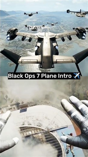 CoD Black Ops 7 Plane Intro Scene ✈️
