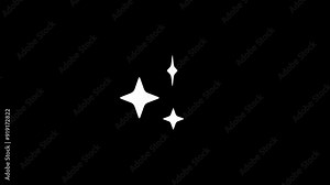 Generate AI icon Animation, AI stars icon,Artificial intelligence star icon,AI Generate Sparkles icon ,Generate AI Icon Motion Graphics Animation ,Generate Ai Icon 4K Transparent .