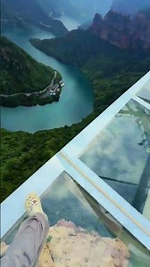 Now you know what I’m capable of #CliffWalk #TaihangPanoramicSecretBaoquan