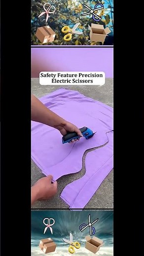 Safety Electric Scissors for Cardboard Crafts & Home Org