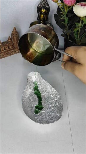 DIY Papaya Candle | Asthetic Homemade Candle | #shorts #candlemaking #viral ✉️ 9831776505