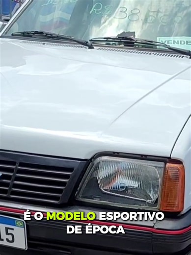 Monza SR 1986: Uma Relíquia Esportiva à Venda