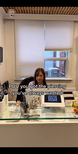 Pov you got the piercing you always wanted ✨#piercingstudio #piercingtok #piercingideas