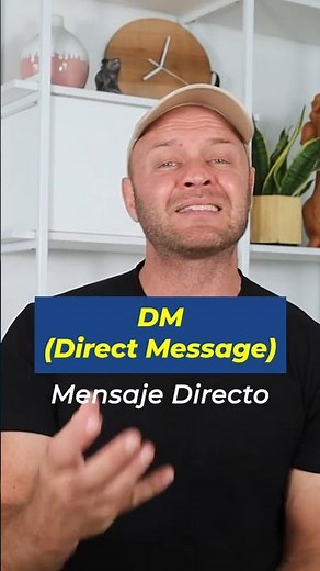 ¿Qué SIGNIFICA realmente “DM”? #vocabulary