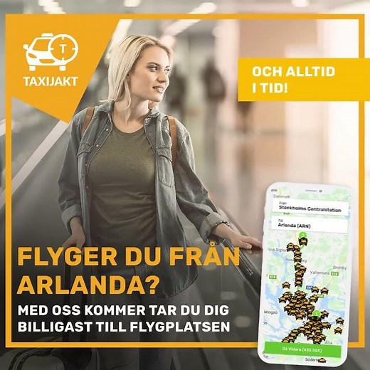 TAXIJAKT KUND APP FASTA PRISER UTAN DOLDA AVGIFTER 2025