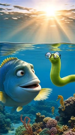 😂 “Smart Kechua vs Machhli | Comedy Animal Story | #comedyeffect” 🐛🐟