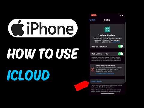 How to use iCloud on iPhone