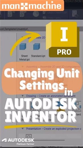 Autodesk Inventor Change Unit Settings