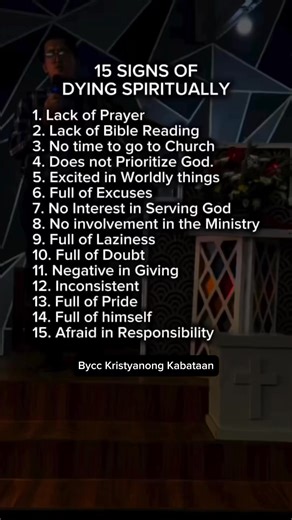 #dyingspiritually #BYCC #GloryToGod | BYCC Kristyanong Kabataan