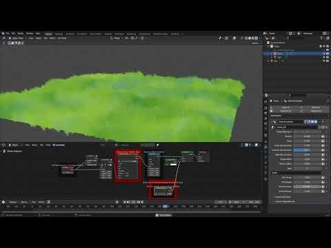 Stylized Grass With Geometry Nodes (v2) - Demo