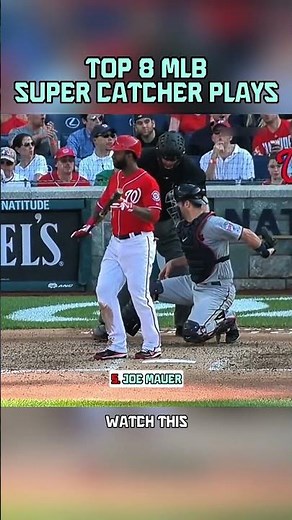 ⚾Catchers Went FULL Superman!🔥#mlb #baseball #catcher #mlbhighlights #baseballtok #defensiveplays