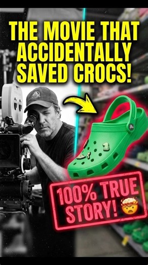 Why Crocs’ Bankruptcy Was Saved By A Movie 🤯 #shorts #business #hollywood