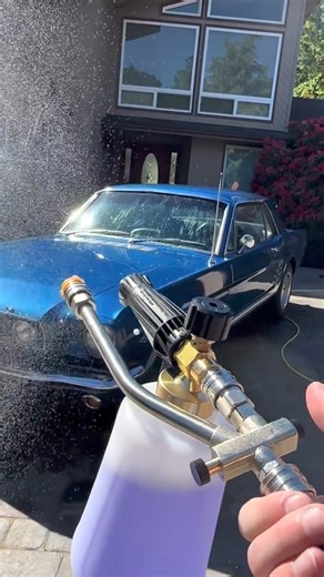 ✨ Upgrade your pressure washing game with our Dual-Connector Accessory! 🚀 Effortlessly switch between foam lance and pressure washer tasks with our innovative two-way shuttle valve. No more hassle of constant disassembly or replacement! 🧼 Easy to install and adjust for desired foam level and sprinkle pattern. 🌈 Ideal for car washing, cleaning roofs, driveways, and more! 🛒Get yours now and elevate your cleaning experience! | Sakerplus