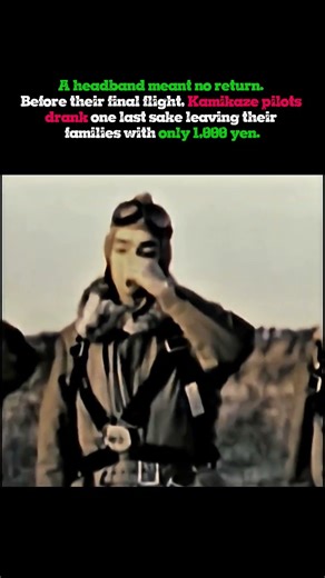 Japanese Kamikaze Pilots' Rituals Before Flight