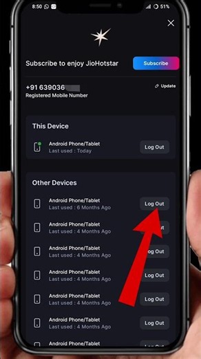 Jio Hotstar App Me Logout Kaise Kare 2026 | how to logout on jio hotstar #shorts #viral