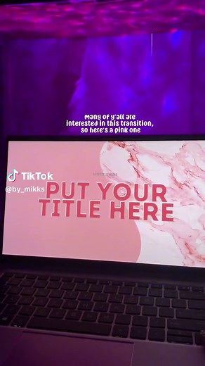 Pink and Purple PowerPoint Presentation with Morph Transitions