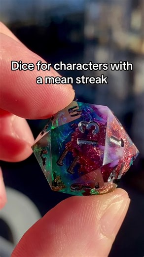 Duality coming to Kickstarter April 2026. Regal Rollers specialises in handmade sharp edge dnd dice sets. Each set contains the usual 7 polyhedral dice shapes so every set is suitable for most TTRPGs like Dungeons & Dragons, Pathfinder, Call of Cthulhu, Vampire the Masquerade and even less role play heavy games like Warhammer and Magic the Gathering. #dnd #dndtok #ttrpg #pathfinder #dnddice