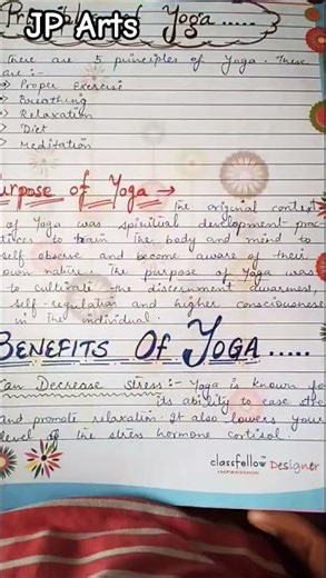 Yoga | EPC 4 | project file b.ed #understandingtheself #b.ed #yoga #projectfile physicaleducation