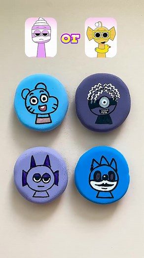 Guess the sprunki hidden inside the cubes! Part 9 #colormixing #sprun... | Thecolormagiclab