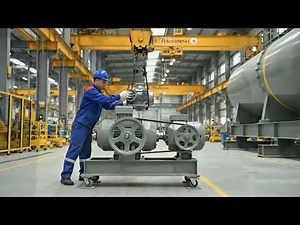How An Air compressor is made in the factory | Complete process
