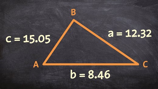 How to use Heron's formula to find the area of a triangle with SSS