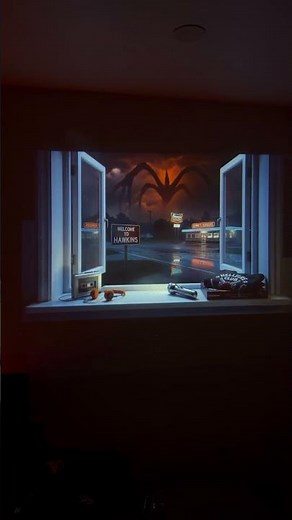 Stranger Things Window Portal