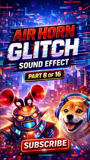 Air Horn Glitch Sound Effect Part 8 | Meme, Bass Drop & Viral SFX