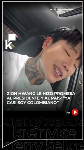Zion Hwang reacts to message about his nationality