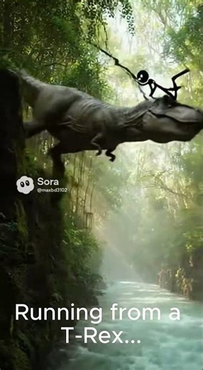 POV: The Small One Is Scarier Than The T-Rex 😭