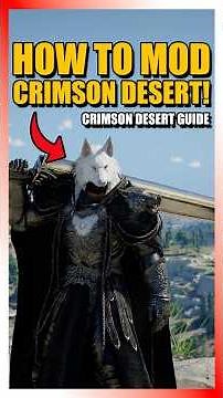 You can get CRAZY Armor sets in Crimson Desert with Mods!!