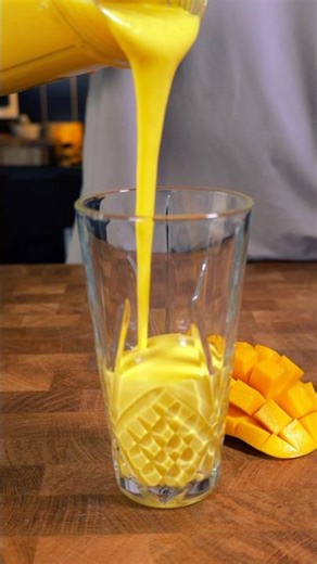 Creamy Mango Lassi | Smooth & Refreshing ASMR Drink 🥭 #chefberkin