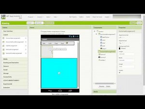 MIT app inventor tutorial (Canvas Picture Drawing | Part 2)