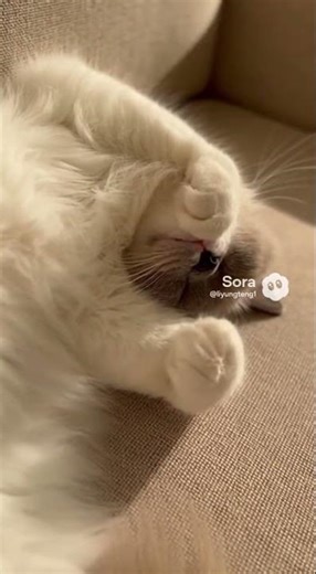 The Sleepiest Little Cat 😴💤 | A Moment of Pure Peace