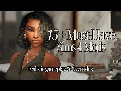 15+ Must-Have Sims 4 Mods | Realistic Gameplay, Storytelling & Overrides | + LINKS!!🤍