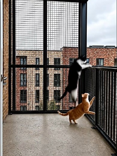 Balcony Catio Glow-Up: Luxury Makeover for Cats 🐾✨